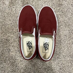Maroon Vans 6.5